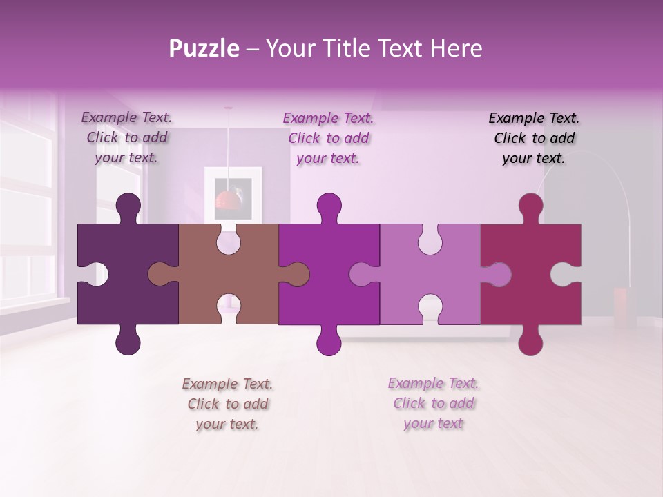 Lifestyle Couch Rendering PowerPoint Template