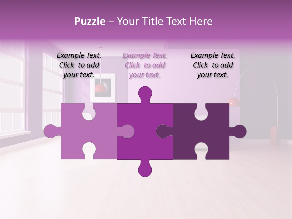 Lifestyle Couch Rendering PowerPoint Template