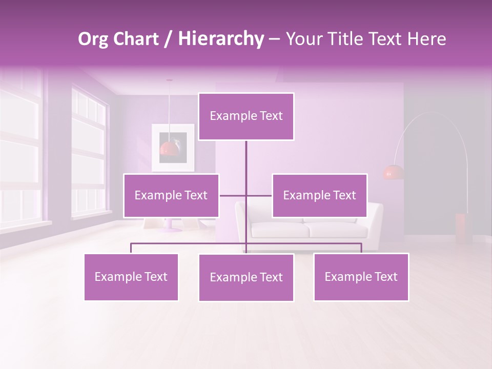 Lifestyle Couch Rendering PowerPoint Template