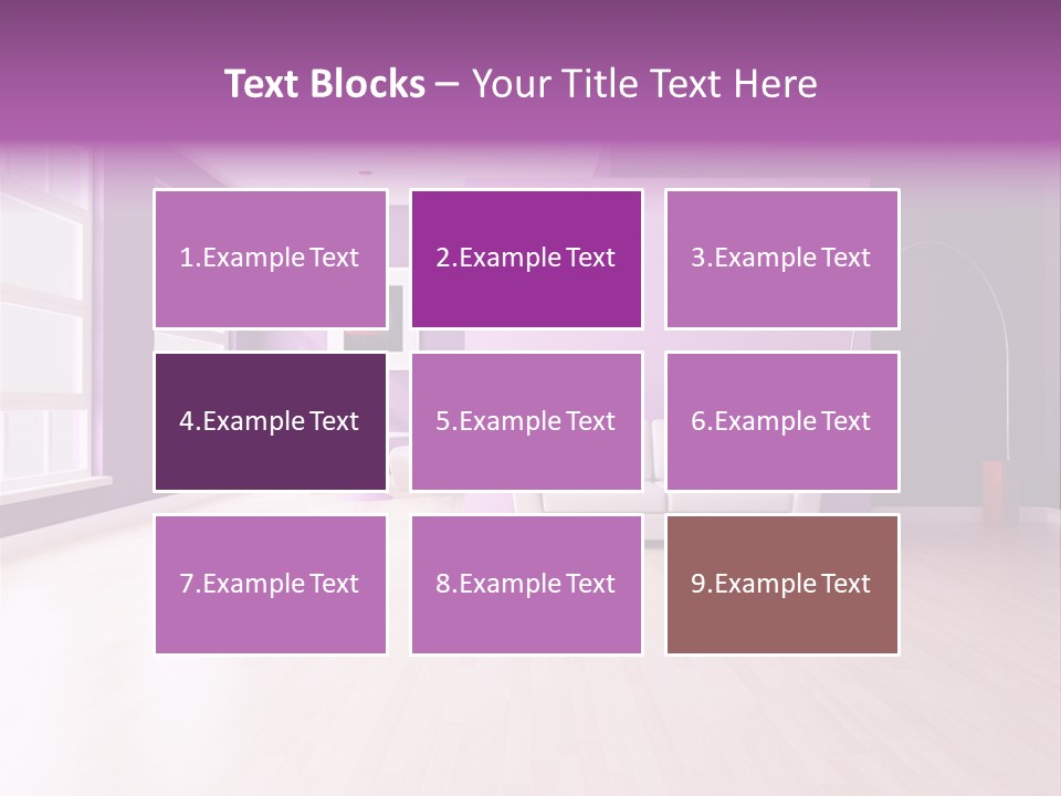 Lifestyle Couch Rendering PowerPoint Template