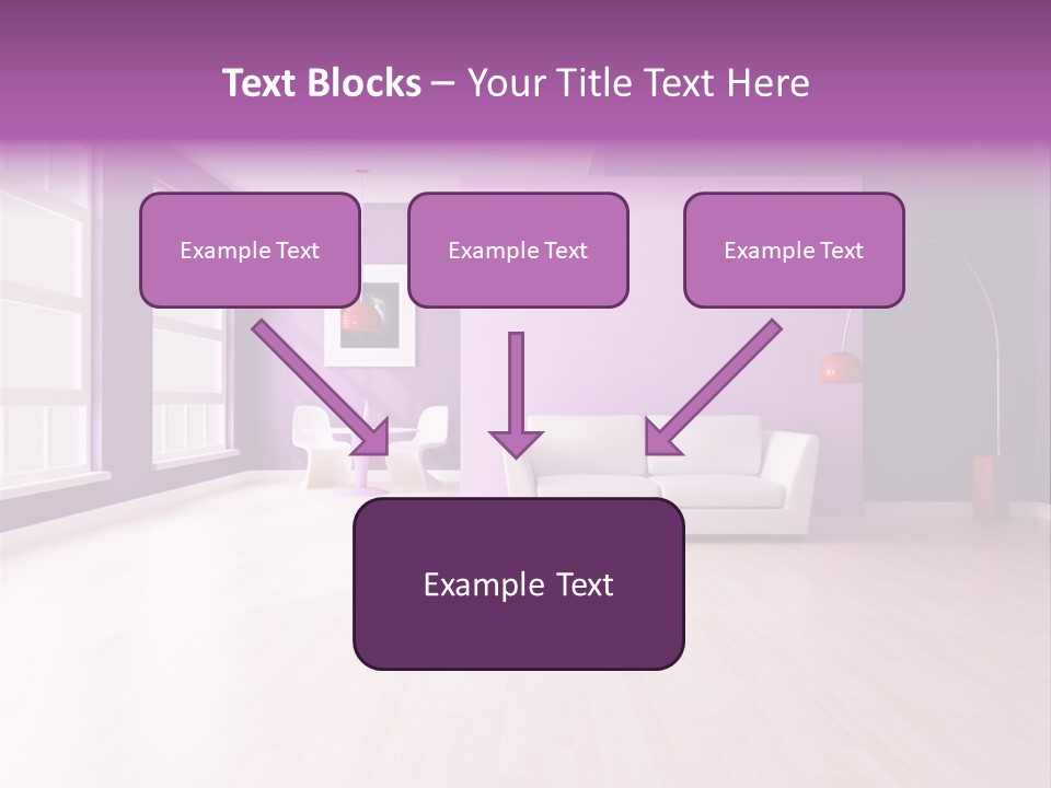 Lifestyle Couch Rendering PowerPoint Template