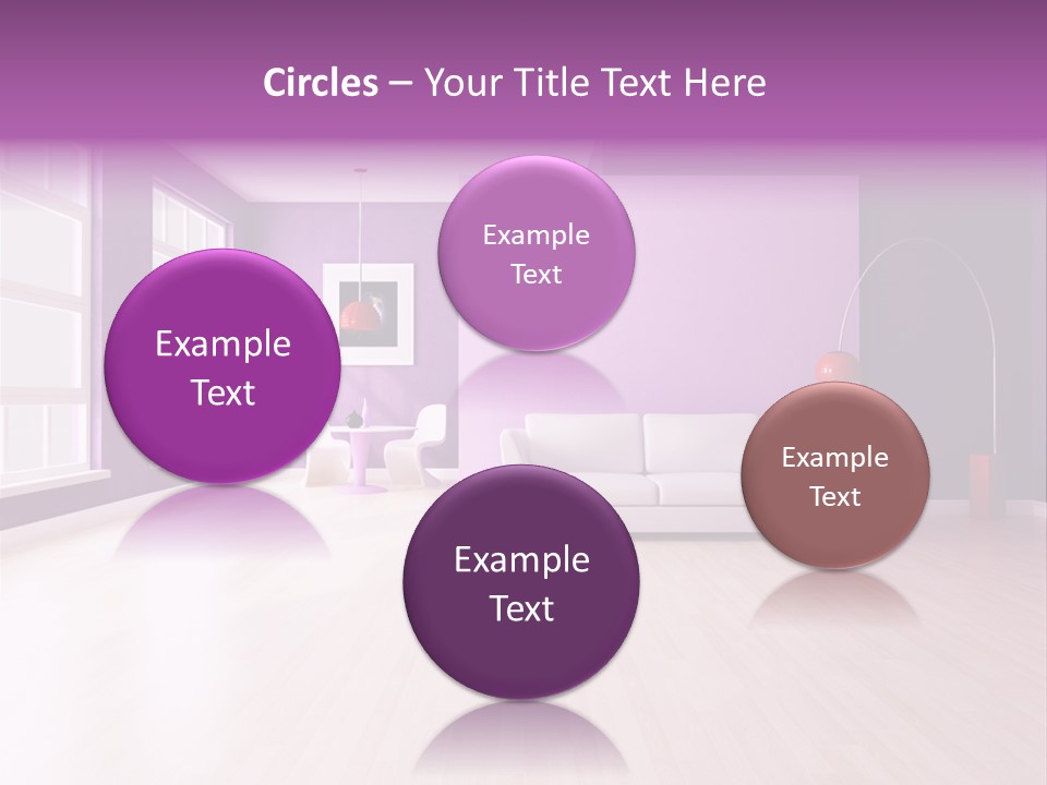 Lifestyle Couch Rendering PowerPoint Template