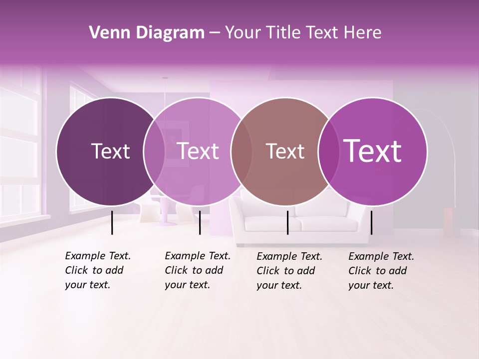 Lifestyle Couch Rendering PowerPoint Template