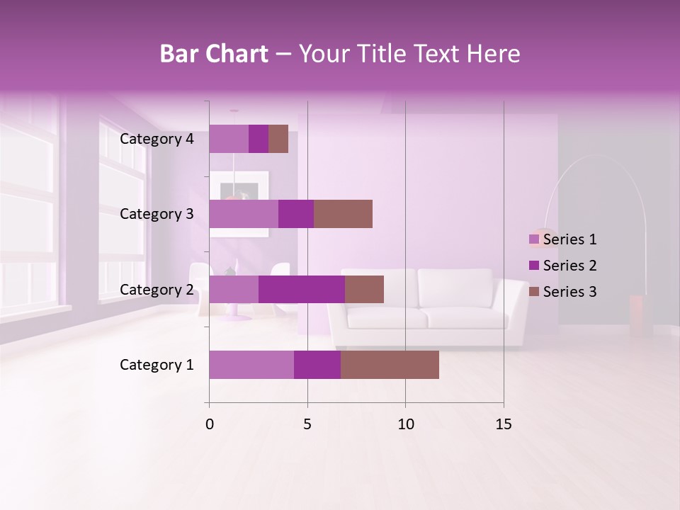 Lifestyle Couch Rendering PowerPoint Template