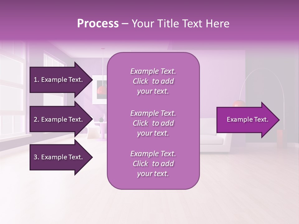 Lifestyle Couch Rendering PowerPoint Template