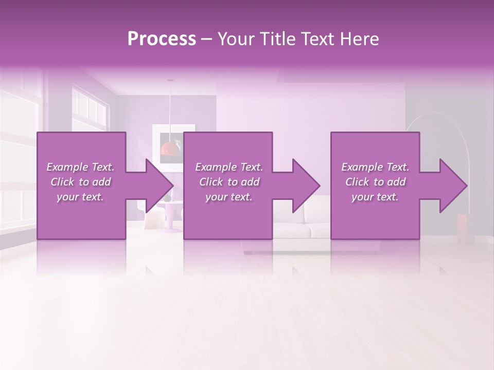 Lifestyle Couch Rendering PowerPoint Template