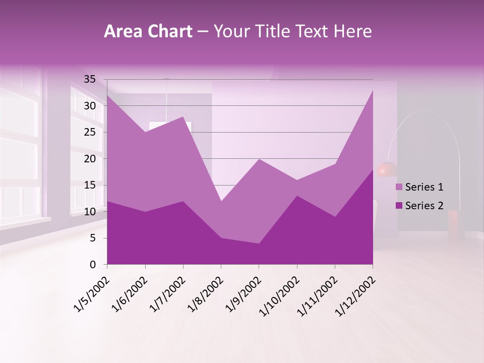 Lifestyle Couch Rendering PowerPoint Template