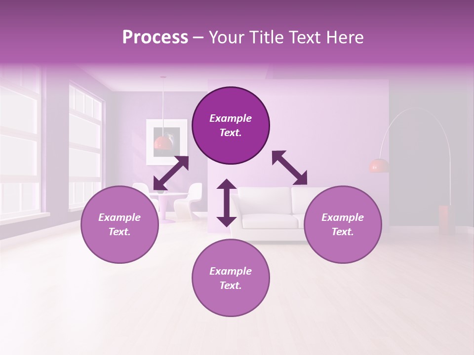 Lifestyle Couch Rendering PowerPoint Template