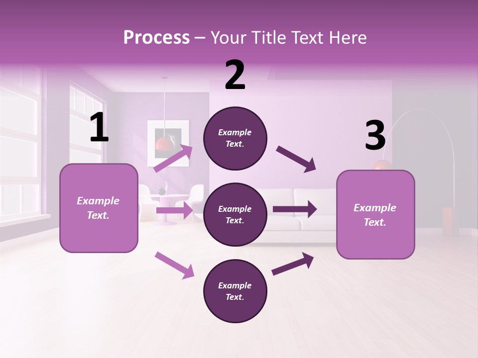 Lifestyle Couch Rendering PowerPoint Template