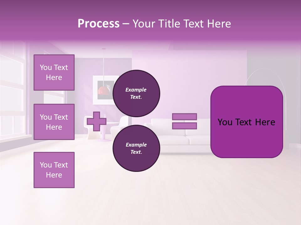Lifestyle Couch Rendering PowerPoint Template