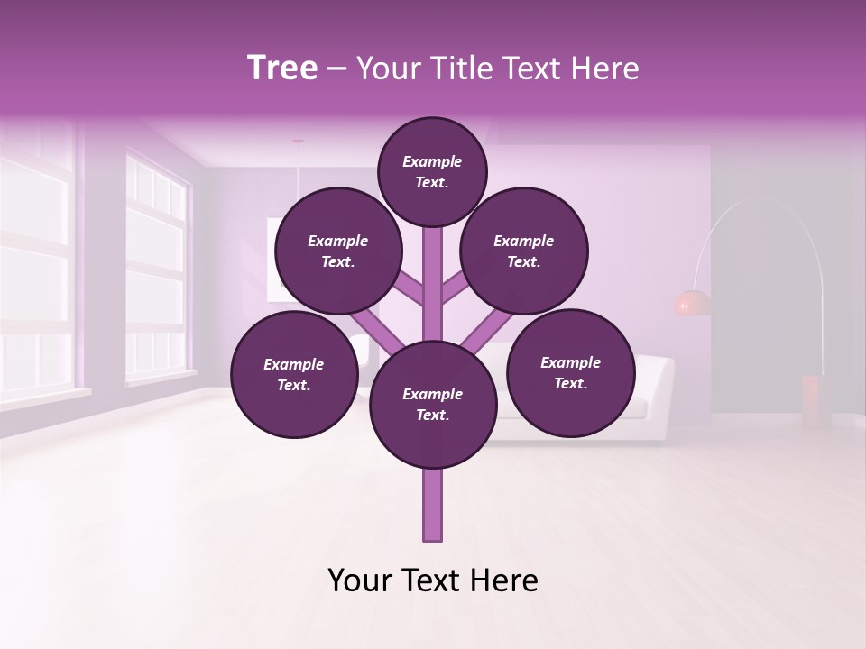 Lifestyle Couch Rendering PowerPoint Template