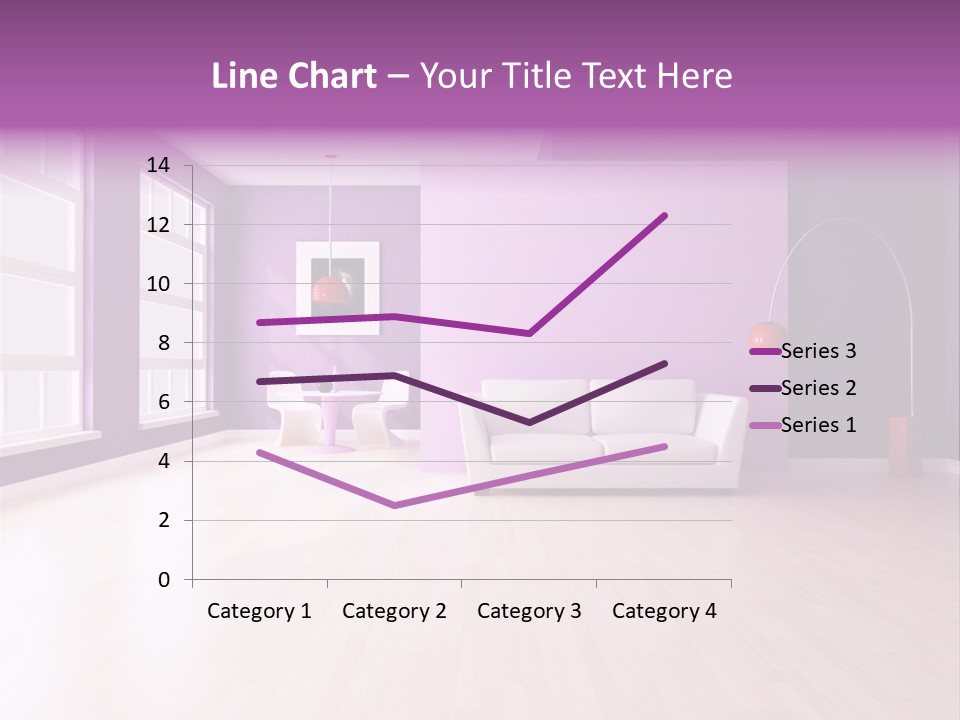 Lifestyle Couch Rendering PowerPoint Template