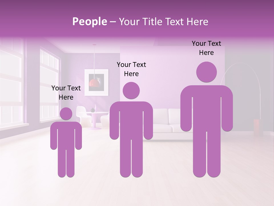 Lifestyle Couch Rendering PowerPoint Template