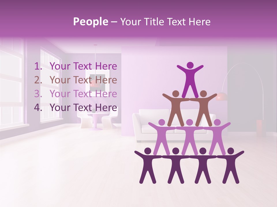 Lifestyle Couch Rendering PowerPoint Template