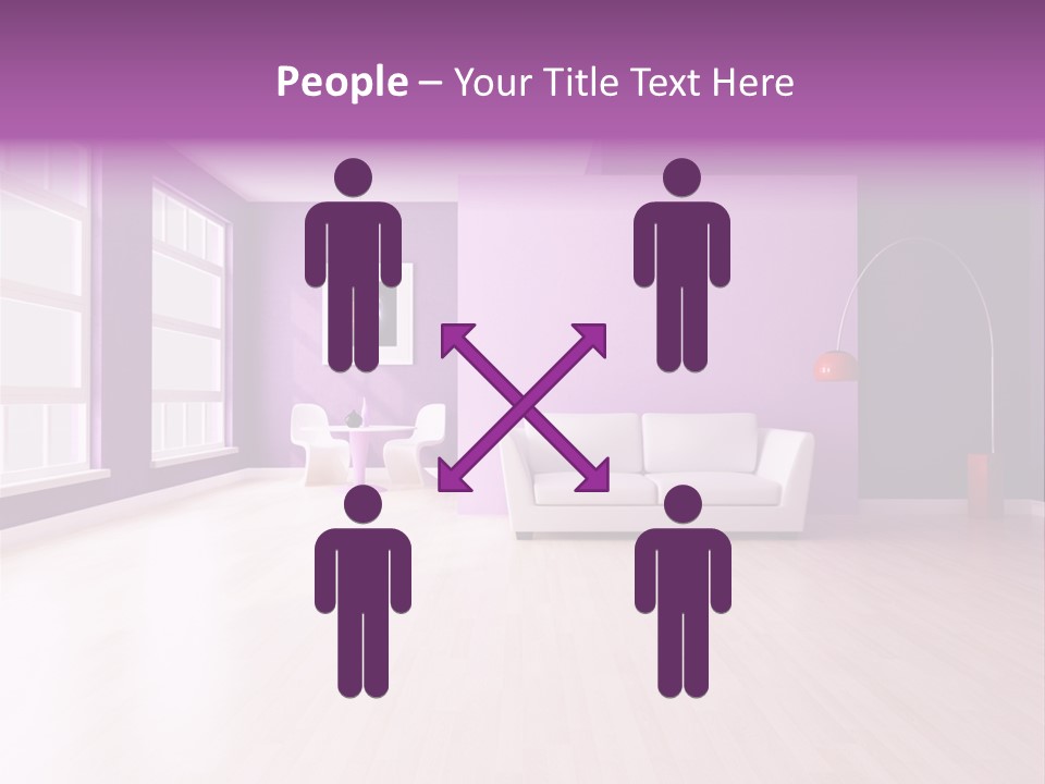 Lifestyle Couch Rendering PowerPoint Template