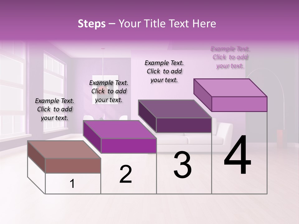 Lifestyle Couch Rendering PowerPoint Template