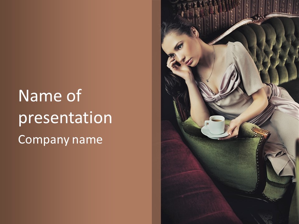 Cup Model Style PowerPoint Template