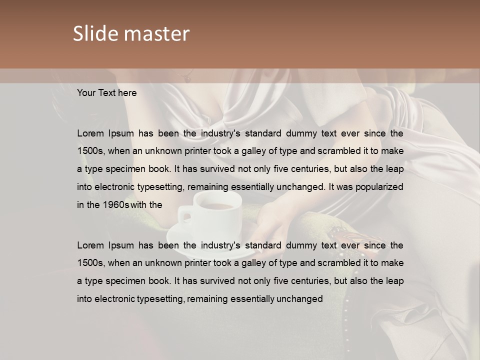 Cup Model Style PowerPoint Template