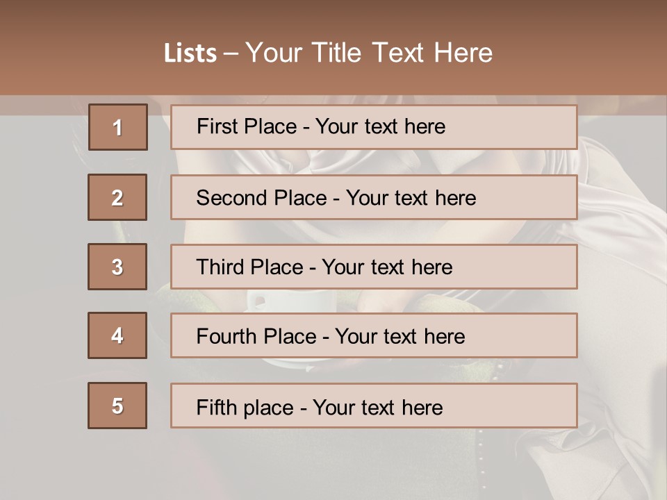 Cup Model Style PowerPoint Template