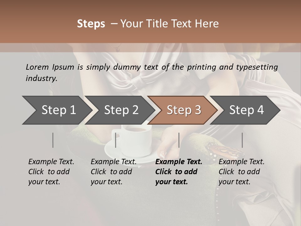 Cup Model Style PowerPoint Template