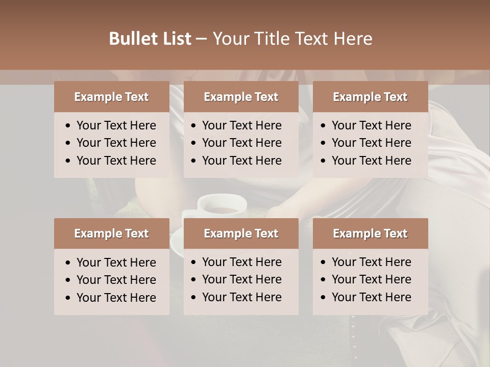 Cup Model Style PowerPoint Template