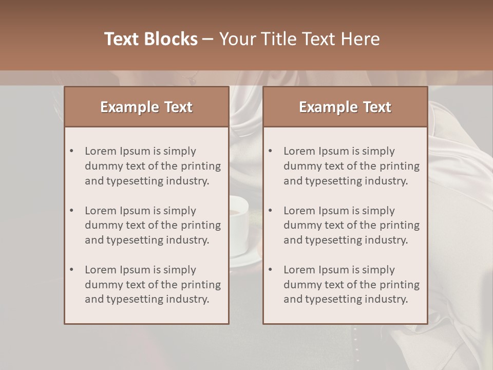 Cup Model Style PowerPoint Template