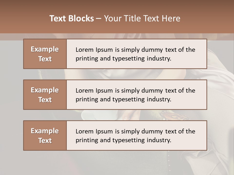 Cup Model Style PowerPoint Template