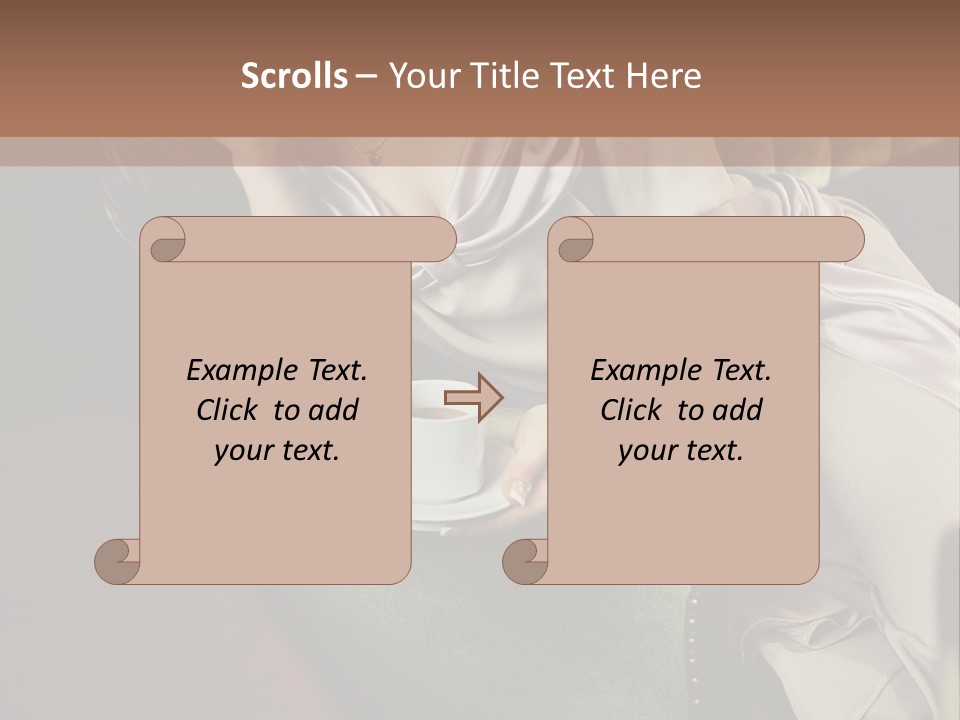 Cup Model Style PowerPoint Template