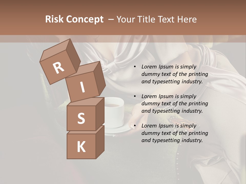 Cup Model Style PowerPoint Template