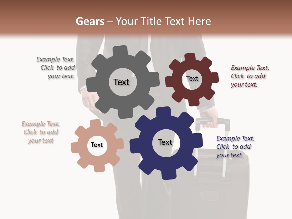 Man Facial Smile PowerPoint Template
