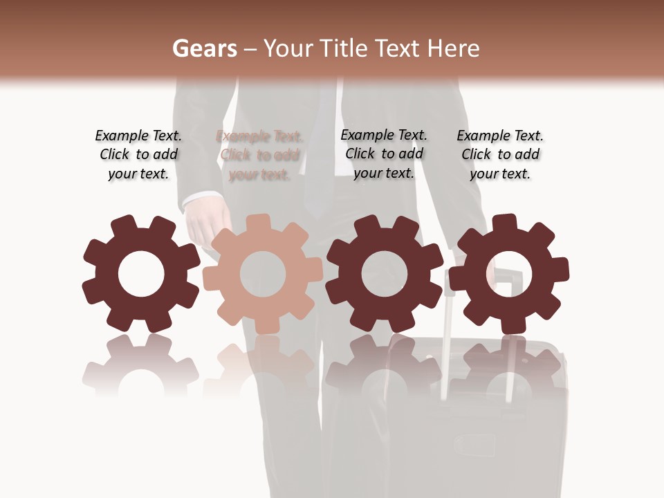 Man Facial Smile PowerPoint Template