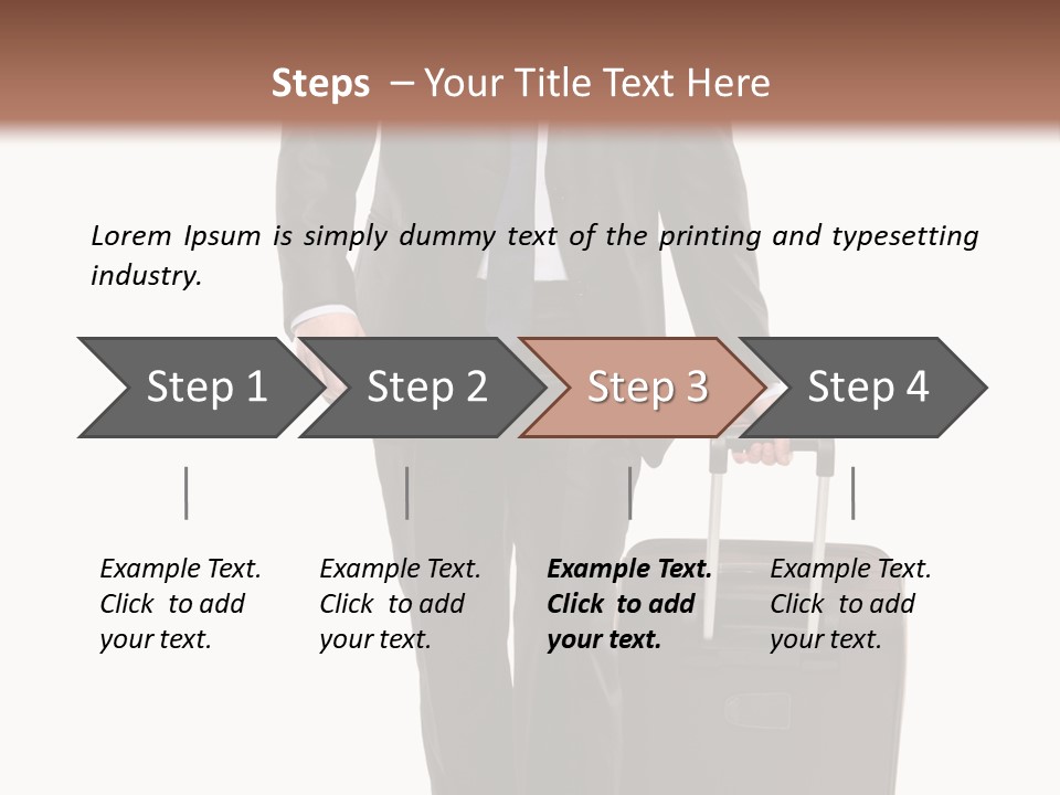 Man Facial Smile PowerPoint Template