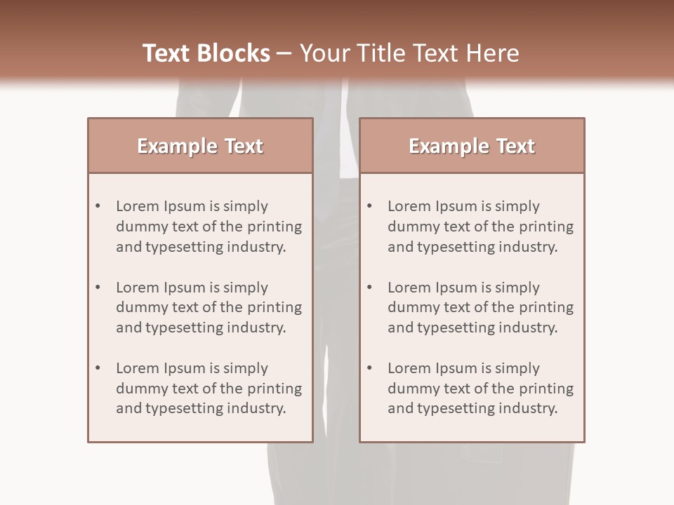 Man Facial Smile PowerPoint Template