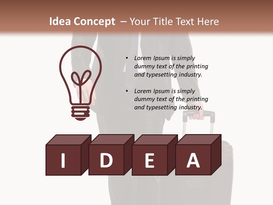 Man Facial Smile PowerPoint Template