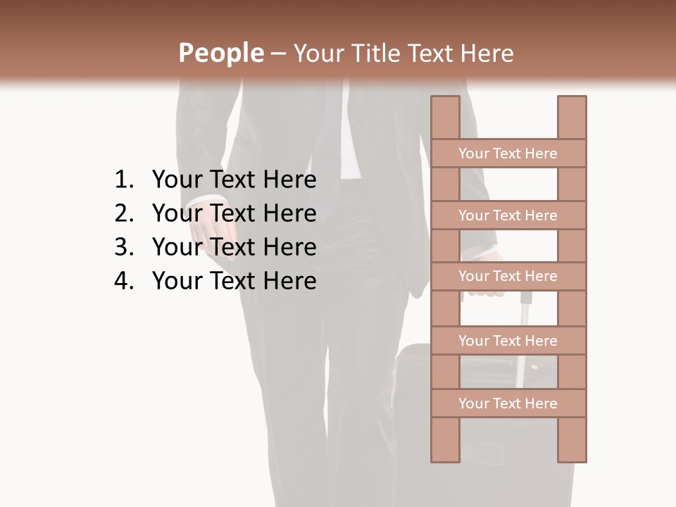 Man Facial Smile PowerPoint Template