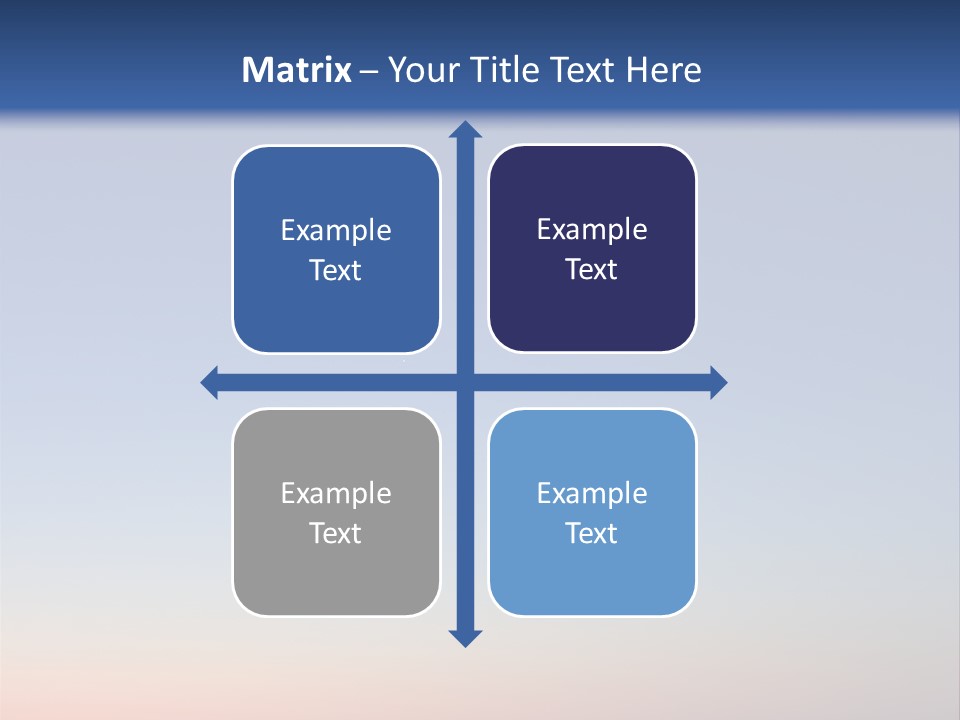 Sun Winter Silhouette PowerPoint Template
