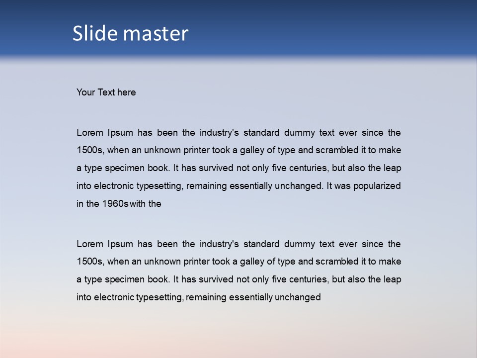 Sun Winter Silhouette PowerPoint Template