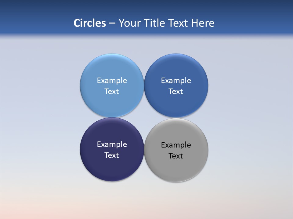 Sun Winter Silhouette PowerPoint Template