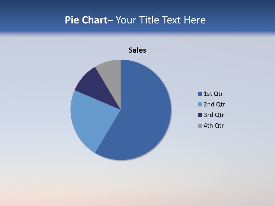 Sun Winter Silhouette PowerPoint Template