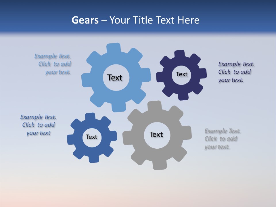 Sun Winter Silhouette PowerPoint Template