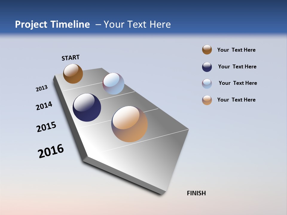 Sun Winter Silhouette PowerPoint Template
