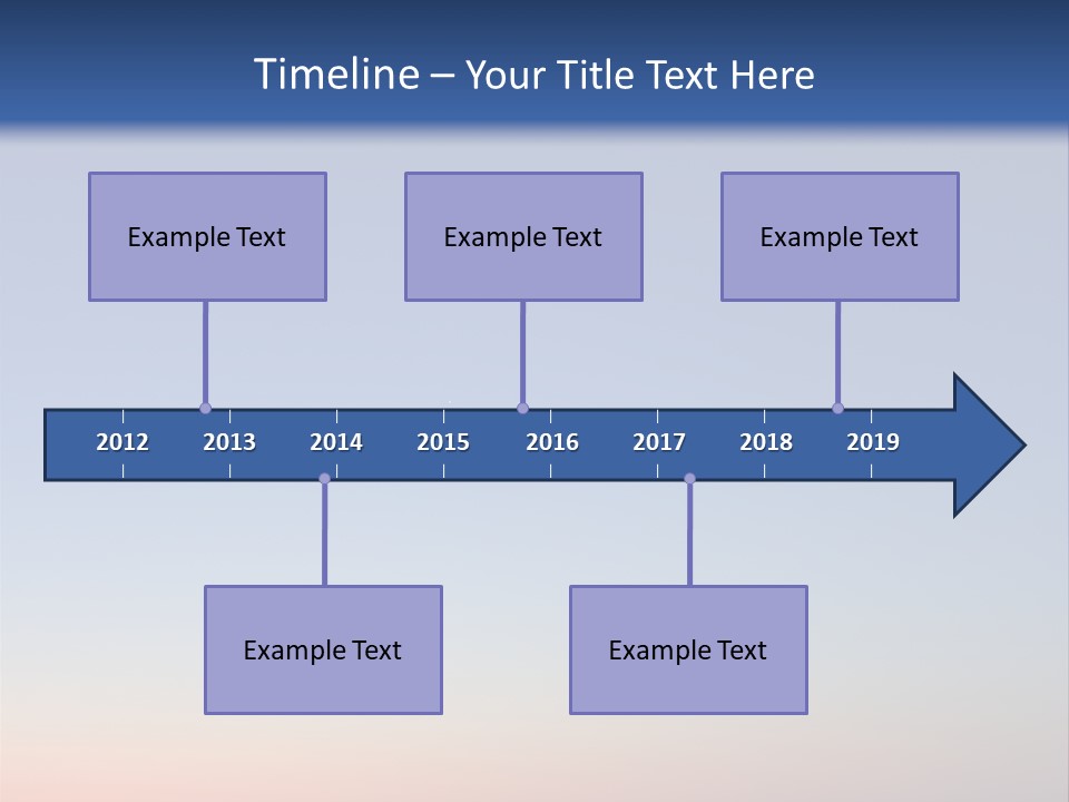 Sun Winter Silhouette PowerPoint Template