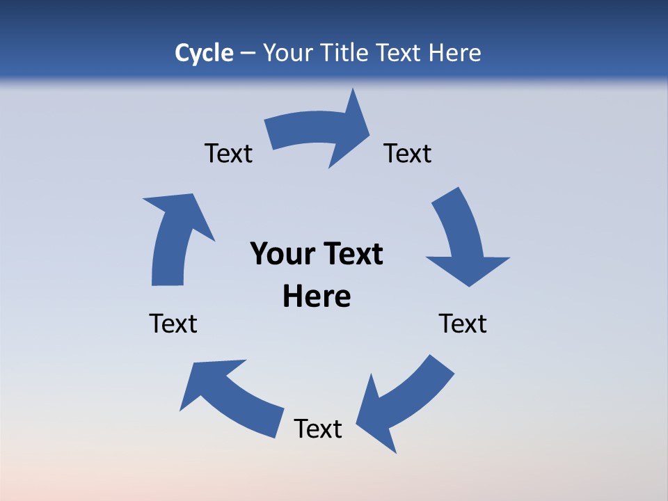 Sun Winter Silhouette PowerPoint Template
