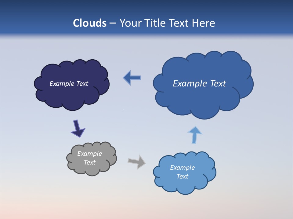 Sun Winter Silhouette PowerPoint Template