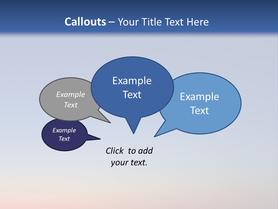 Sun Winter Silhouette PowerPoint Template