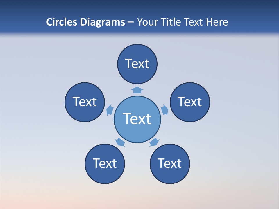 Sun Winter Silhouette PowerPoint Template