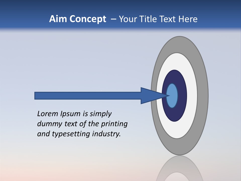 Sun Winter Silhouette PowerPoint Template