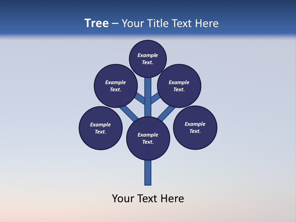 Sun Winter Silhouette PowerPoint Template