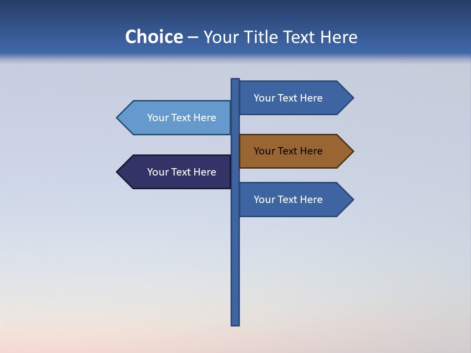 Sun Winter Silhouette PowerPoint Template