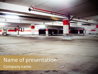 Lot Way Scene PowerPoint Template